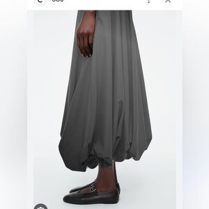 Cos Balloon-Hem Maxi Skirt